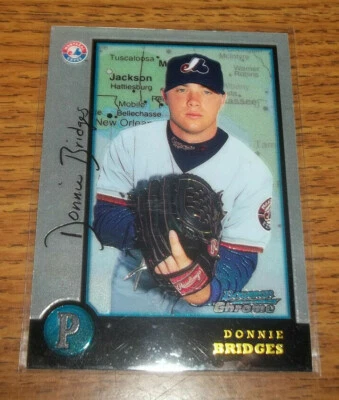 1998 Bowman Chrome International Donnie Bridges #306 Rookie - Image 1 of 2