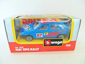 BURAGO 4134 'FIAT TIPO RALLY CAR #67'. BLUE. 1:43. MIB/BOXED - Picture 1 of 7
