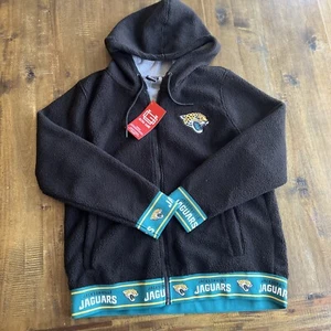 NFL Jacksonville Jaguars Mens XL Black Hoodie Sweatshirt New With Tags - Picture 1 of 14