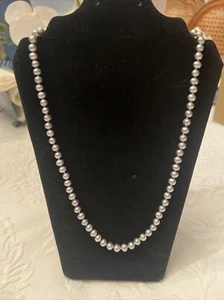 HONORA Dark Gray 20” Cultured Pearl Strand With Sterling Silver Clasp - Bild 1 von 5