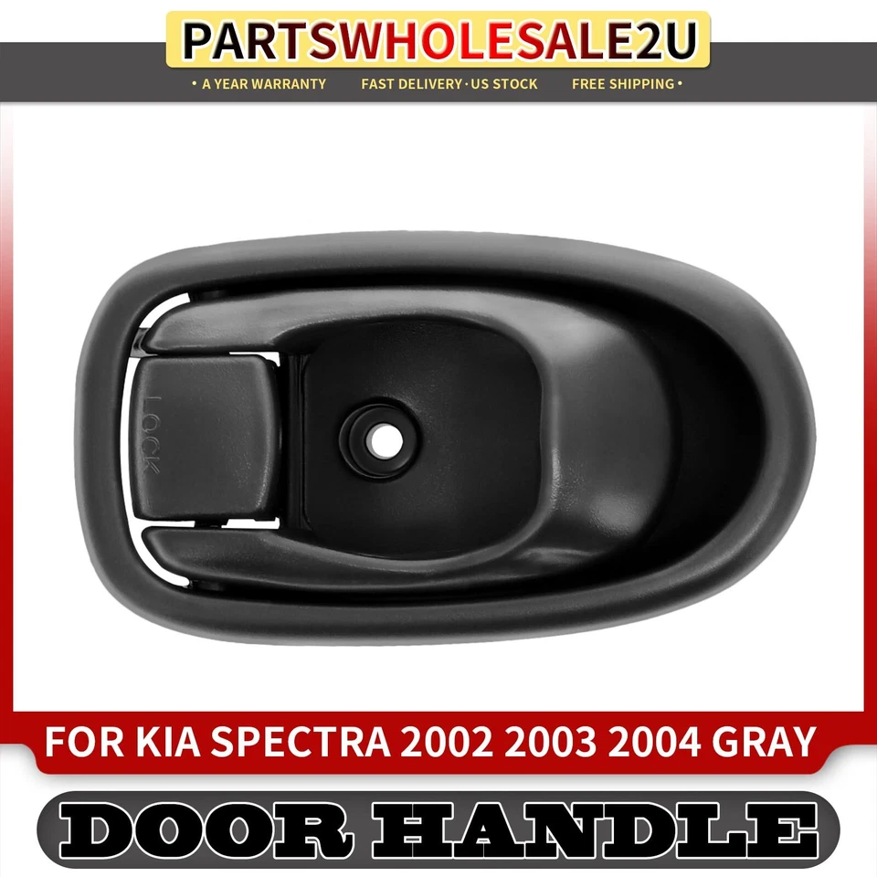 Manija de puerta interior gris del lado del pasajero delantero/trasero para Kia Spectra 2002-2004 Foto 1 de 4