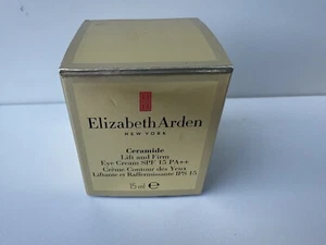 Elizabeth Arden Ceramide Lift & Firm Eye Cream SPF15 - 15ml **NEW&UNOPENED** - Picture 1 of 7