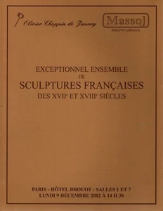 SCULPTURES FRANCAISES DES XVIIe & XVIIIe SIECLES CATALOGUE VENTE DROUOT 2002 - Foto 1 di 10