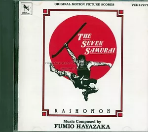 Fumio Hayasaka "SEVEN SAMURAI"+"RASHOMON" score re-recording CD out of print - Foto 1 di 2