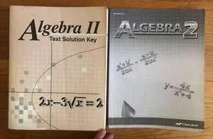 A Beka Book ALGEBRA 2 Solution Key Second Edition & Algebra 2 Test / Quiz Key - Bild 1 von 7