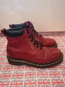 Dr Martens Oxblood Ben Boots Size 4 Made In ENGLAND - Picture 1 of 8
