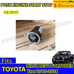 E3 PUSH ENGINE START STOP GR STYLE TOYOTA HILUX NEW FORTUNER 2015-2024 - Bild 1 von 11