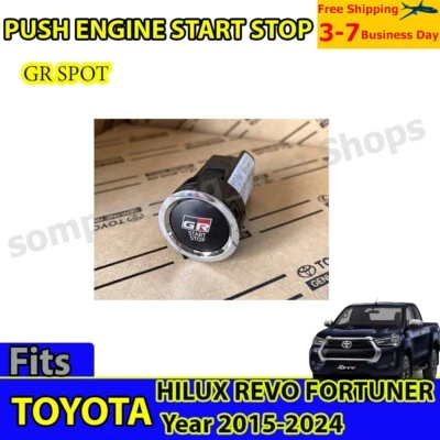 Botón motor parada arranque Toyota Hilux Revo Fortuner GR 2015-2024 Foto 1 de 4