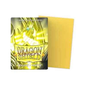 Dragon Shield 60CT Japanese Matte Sleeves - Yellow - YuGiOh TCG - Picture 1 of 2