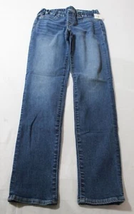 Gap Kids Girl's Mid Rise Faux Fly Pull-On Jeggings BL1 Medium Wash Size 16 NWT - Picture 1 of 4