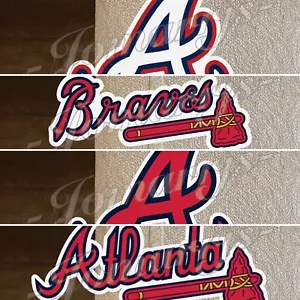 Atlanta Braves Baseball Team Logo MLB Aufkleber Aufkleber Vinyl #ForTheA *Gr.: 4""-18""* - Bild 1 von 6