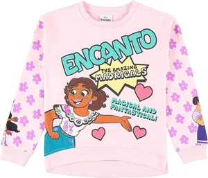 Disney Girls Encanto Sweatshirt - Mirabel, Isabela and Luisa - Sizes 2T-16 - Picture 1 of 23