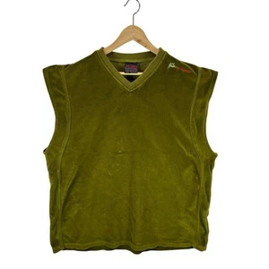 Sudadera Chaleco Vintage FUBU Circa XCII Terciopelo Verde XXL Y2K Patinador Ropa de Calle - Imagen 1 de 12