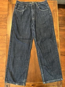 Vtg Ecko Unltd. Baggy 5-Pocket Blue Denim Jeans Size 38 Wide Leg Y2K Read Desc - Picture 1 of 10