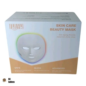 NEWKEY Máscara LED Terapia Facial Luz Roja con Luz Roja + Azul - Imagen 1 de 9