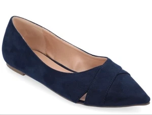 NEU Journee vegane Wildleder Winslo Slipper spitz zulaufend Ballerinas 8 $ 65 - Bild 1 von 9
