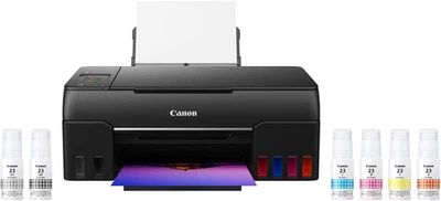 Impresora de inyección de tinta inalámbrica todo en uno Canon - PIXMA MegaTank G620 - negra Foto 1 de 4
