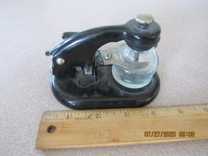 Vintage EUGENE DIETZGEN? INK STAND Drafting Drawing Tool w/ Bottle - Picture 1 of 6