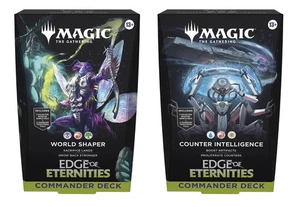 Set of 2 Commander Decks Edge of Eternities EOE MTG Ships NOW! - Picture 1 of 1
