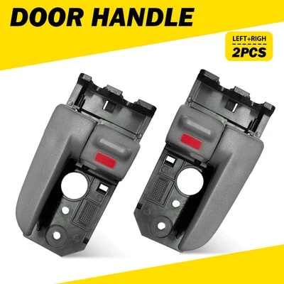 2X Interior Door Handle Driver Passenger Gray For 2004-09 KIA Spectra Spectra5 A — 第 1/4 张图片