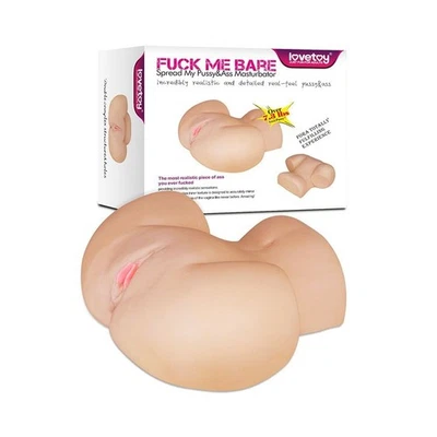 Masturbatore Realistico Uomo Finto Busto Ano e Vagina morbido sex toys - Immagine 1 di 4