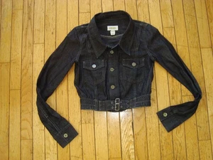 DIESEL JEANS LADIE'S DENIM JEAN JACKET SIZE XXS EXTRA EXTRA SMALL HARDLY WORN! - Picture 1 of 12
