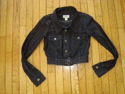 DIESEL JEANS LADIE'S DENIM JEAN JACKET SIZE XXS EXTRA EXTRA SMALL HARDLY WORN! - Image 1 of 4
