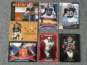BUFFALO BILLS 7-Card Serial Numbered Lot BRUCE SMITH, JACKSON, LYNCH, ETC - Picture 1 of 16