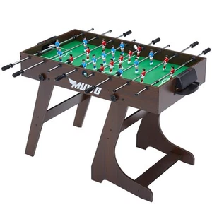MUWO "Mondial" Indoor faltbarer Tischkicker braun B-Ware - Bild 1 von 1