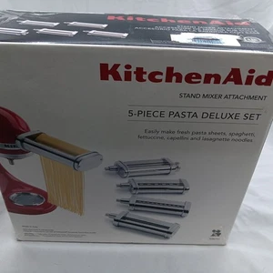 Kitchen Aid KSMPDX Pasta Deluxe Set Stand Mixer Attachment 5 Piece NEW - Picture 1 of 15