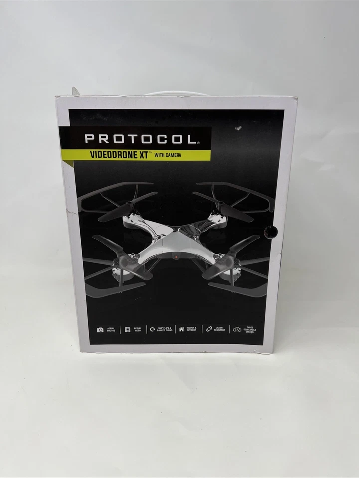 New Protocol RC Remote Control Video Drone VideoDrone XT Quadcopter w/ Camera  - Image 1 of 4