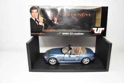 B73 UT MODELS 1:18 180 024336 BMW Z3 JAMES BOND 007 GOLDENEYE MET. BLUE MIB - Immagine 1 di 4