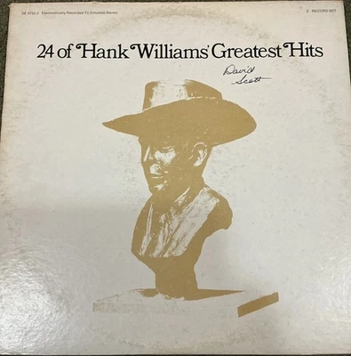 Hank Williams ‘24 Of Hank Williams’ Greatest Hits’ 1970 2 Vinyl LP - Image 1 of 4
