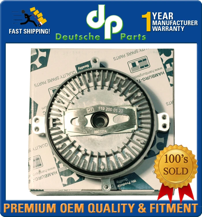 梅赛德斯 W124 400E 500E E500 E420 散热器风扇离合器 119 200 0122 / 1192000122 — 第 1/1 张图片