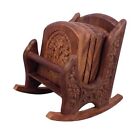 Handmade Wooden Tea Coaster Set of 6 Drink Table for Tea Cups Coffee Chair Shape