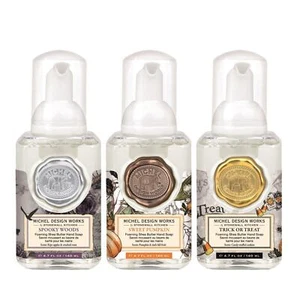 Foaming Shea Butter Hand Soap Moisturising Set Of 3 Pumpkin Halloween Themed - Picture 1 of 1