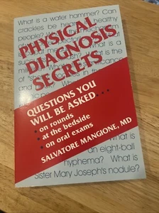 Physical Diagnosis Secrets by Salvatore Mangione , Paperback, - Picture 1 of 6