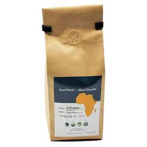 Organic Ethiopia Whole Bean 12oz - Medium Roast - Picture 1 of 7