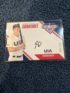 Patrick Bailey 2020 Stars & Stripes Signatures On Card Autograph /499 SF Giants - Picture 1 of 2