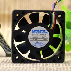 1PC NONOISE G5015M12D1+6 12V 0.200A car audio cooling fan 5015 4-wire - Picture 1 of 2