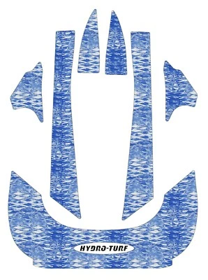 Hydro-Turf En Stock - Juego de Alfombrillas Tigershark Daytona TSR - Azul Mármol Diamante 3m Foto 1 de 2