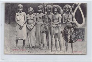 Sri Lanka - ETHNIC NUDE - Veddahs - Publ. Skeen-Photo - Picture 1 of 2