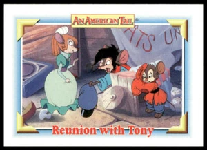 1991 Impel An American Tail: Fievel Goes West #120 Reunion with Tony Movie Card - Picture 1 of 2