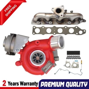 GEN1 Turbo+Manifold, Oil Feed Pipe, Gasket&Stud For Mitsubishi Lancer 4N13 1.8L - Picture 1 of 16