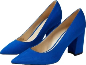 Vestido de salón Nine West para mujer Cara Rich Azzurro cómodo tacón de bloque azul talla 6 M - Imagen 1 de 7