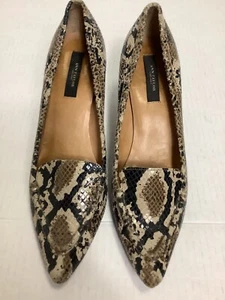 Ann Taylor Schlangenleder Pumps Slipper Heels, Größe 7,5 - Bild 1 von 8