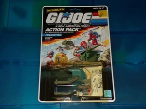 Motorized G.I. Joe Action Pack Helicopter new on nice card no damage to bubble - Picture 1 of 2