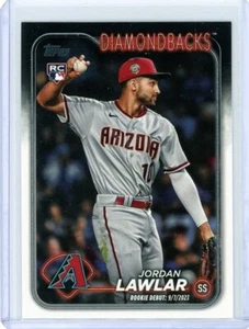 JORDAN LAWLAR - Diamondbacks - 2024 Topps Update Series Rookie Debut #US41 - Picture 1 of 2