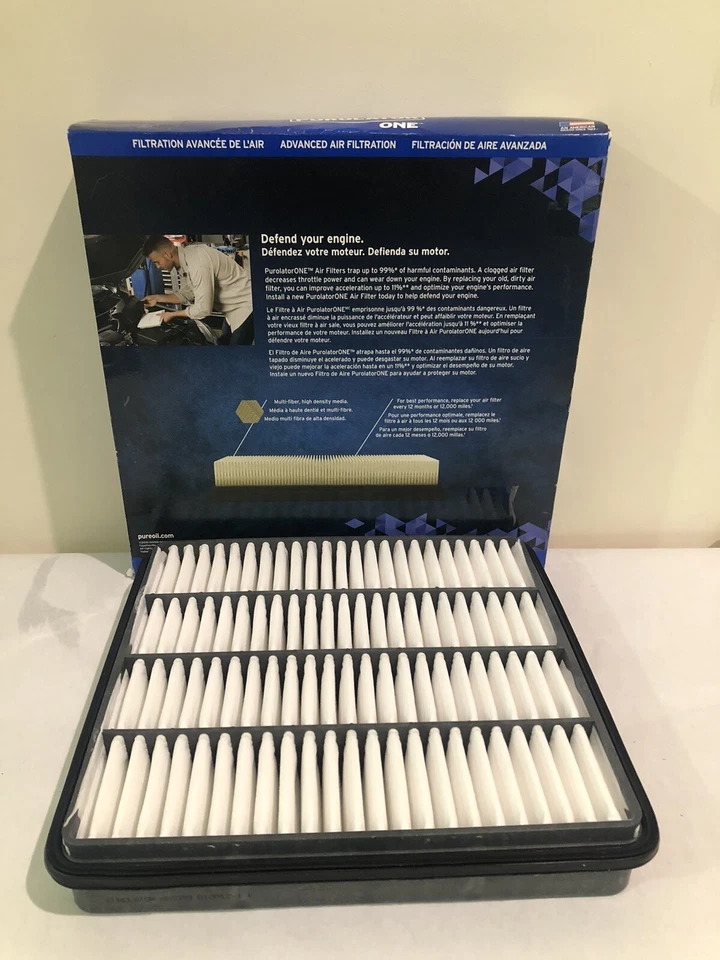 Воздушный фильтр двигателя Purolator A55799 подходит для Lexus LX570 Toyota Land Cruiser Sequoia - Изображение 1 из 4