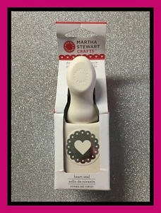RARE! Martha Stewart HEART SEAL Double Craft Punch 💕 ***NEW*** #3 - Picture 1 of 5